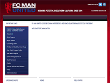 Tablet Screenshot of fcmanunited.com